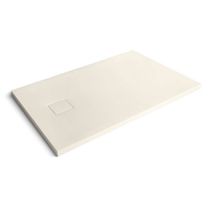 Cadita de dus dreptunghiulara din compozit de piatra Pro MUE-1084C crem 100 x 80 x 4 cm
