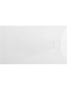 Cadita de dus dreptunghiulara slim Magnum White 120 x 80 cm alba - Img 3
