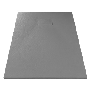 Cadita de dus MO-GD10080ES Dreptunghiulara, SMC, culoare Gri. 100X80X2.6CM - Img 4