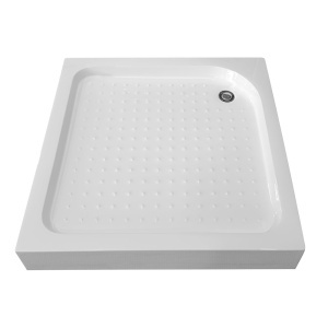 Cadita de dus patrata Pro MO-SXL02B alb 90 x 90 x 14 cm - Img 2