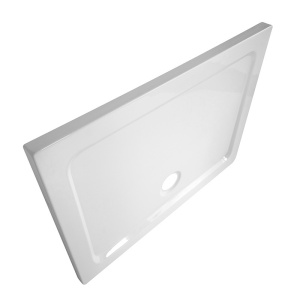 Cădiță de duș rectangulară slim ST03E, albă, 90x80 cm - Img 10