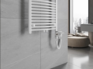 Calorifer electric de baie tip portprosop 1200 x 600 mm, 600 W, Ares alb - Img 2