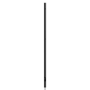 Calorifer electric portprosop vertical Kasjan negru mat – 140.5 x 3.2 cm, 75W, afisaj LED cu timer