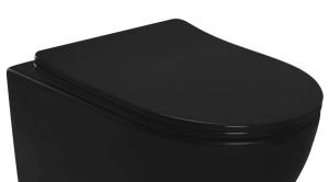 Capac WC CARLO FLAT UF BLACK MATT - Img 3