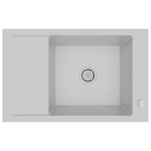 Chiuveta de bucatarie Kernau , Design Modern Din Granit 78x50cm, Culoare Bej Natural
