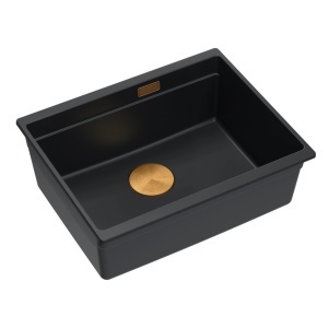 Chiuveta pentru bucatarie din granit Logan 100 Black - Img 3