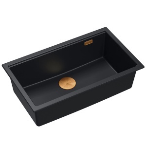 Chiuveta pentru bucatarie din granit Logan 110 Black - Img 3