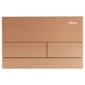 Clapeta pentru rezervor incastrat K011A-Q Rea T Brush Copper/Brushed Rose Gold