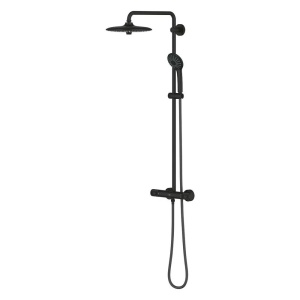 Coloana de dus cu baterie termostatata negru mat Grohe Euphoria 260 - Img 3