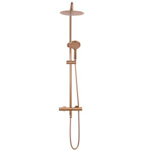 Coloana de dus cu termostat REA Lungo Copper Brush - Img 2