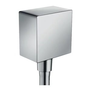 Cot conector dus Hansgrohe FixFit Square crom - Img 1