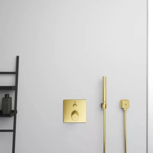 Cot conector perete Ideal Standard Atelier Conca auriu periat - Img 2