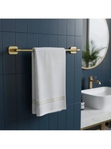 Cuier de baie auriu Nico Brush Gold 5901 - Img 4