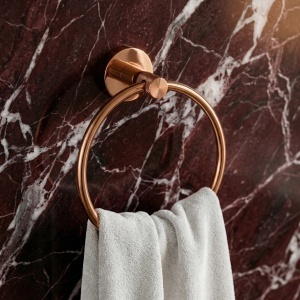 Cuier de baie, inel prosoape Rea Ring 6610 Modern Copper - Img 6