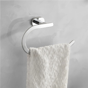 Cuier de baie Rea Ring Til Chrome 110 - Img 3