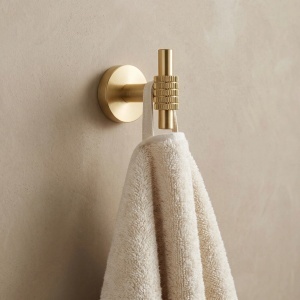 Cuier de baie Rea Rivo Brush Gold - Img 2
