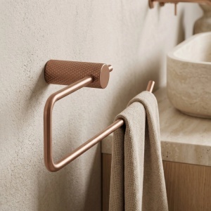 Cuier prosop pentru baie Rea Otto Brush Copper - Img 2