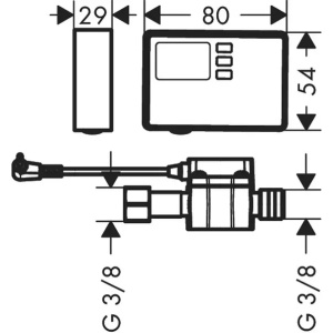 Debitmetru Hansgrohe F23 - Img 2