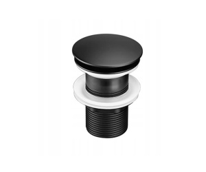 Dop Chiuveta PRO VELDMAN, Click-Clack, Dimensiune Standard, Negru Mat - Img 3