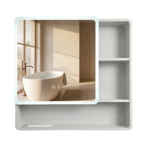 Dulap cu oglindă LED M1016-70, 70 x 65 cm - Img 2
