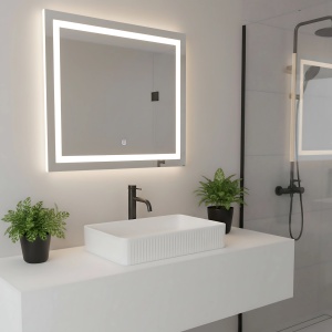 Lavoar de Blat Rea Fiorella , Aspect Modern, Culoare Alb - Img 5