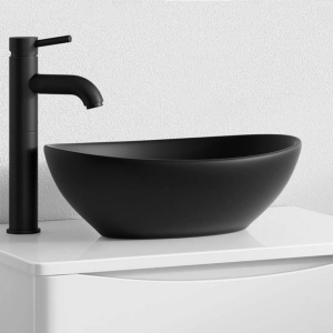 Lavoar de blat Vera Negru/Negru Mat, Dimensiuni 40.7x33.1X13.5 cm - Img 2