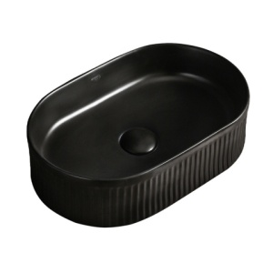Lavoar pe blat, Elix, Material Ceramica, Negru Mat, Dimensiune 49x31x13 cm - Img 2