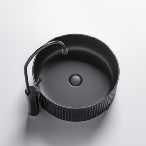 Lavoar pe Blat LAVA-MTB-RF-370 Negru mat, Canelat - Img 8