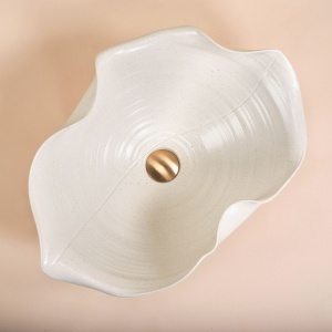 Lavoar pe blat Rea HM-02 Handmade ART din ceramica - Img 9