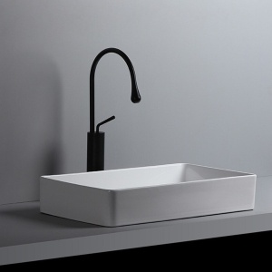 Lavoar pentru blat PRO CUBIC ceramic,blavat - Img 5