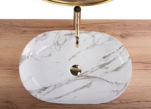 Lavoar REA CLEO 61 SHINY AIAX, Dimensiuni 61x41x14 cm, Design deosebit - Img 5