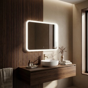 Oglindă de baie cu LED 80x60 cm TOP-3 - Img 2