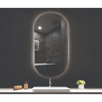 Oglinda Fluminia Dali Ambient cu iluminare si dezaburire 60 cm - Img 2