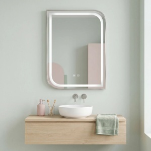 Oglindă LED 70 x 50 cm Zone Brush Nickel - Img 6