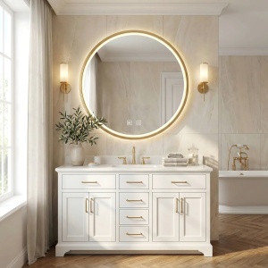 Oglinda led 70CM MMJ Brush Gold - Img 3