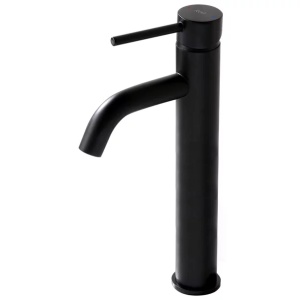 Pachet lavoar pe blat Rea Mesa alb 53.5 cm, baterie lavoar Rea Lungo negru si ventil lavoar Click-Clack negru - Img 2