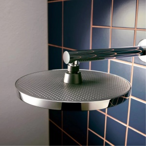 Palarie de dus rotunda Hansgrohe Activera S EcoSmart 24 cm crom lucios 1 functie - Img 4