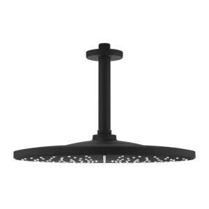 Palarie si brat de dus Grohe Rainshower Mono 310 cu 1 functie negru mat