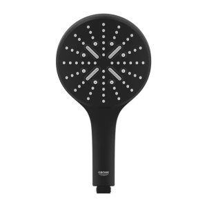 Para de dus Grohe Rainshower 130 SmartActive negru mat 3 tipuri de jet - Img 5
