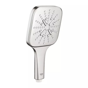 Para de dus Grohe Rainshower SmartActive 130 Cube 3 functii crom periat Supersteel - Img 1