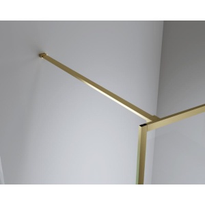 Perete de dus walk in Mediterraneo Trixie auriu 120 x 200 cm sticla 8 mm - Img 4