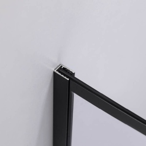 Perete de dus Walk-In SH05E, Dimensiune 110cm, Sticla securizata 8mm, Culoare Negru - Img 5
