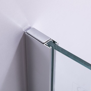 Perete de dus Walk-In WIF , Dimensiune 150cm, Sticla securizata 8mm, Culoare Crom - Img 10