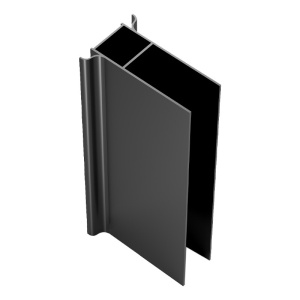 Profil de extensie negru P03B pentru cabinele de dus KZ3190, BS04, BS04, BS05, BS08