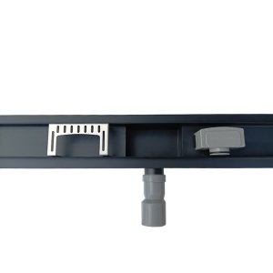Rigola de dus liniara cu sifon fix si randament ridicat DL01 100 cm – negru - Img 18