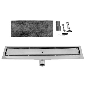 Rigola de dus liniara cu sifon fix si randament ridicat DL01 60 cm inox - Img 9