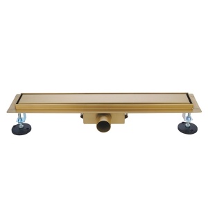 Rigola de duș liniară cu sifon fix și randament ridicat Fix DL01 70 cm – auriu - Img 3