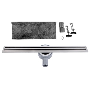 Rigola de dus liniara cu sifon rotativ si randament ridicat Slim DL01 80 cm inox - Img 10