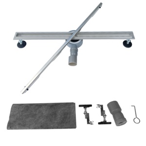 Rigola de dus liniara cu sifon rotativ si randament ridicat Slim DL01 80 cm inox - Img 20
