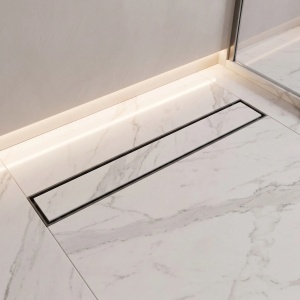 Rigola de dus liniara Rea Neox Pro Titan 80 cm, otel inoxidabil AISI 304 - Img 3
